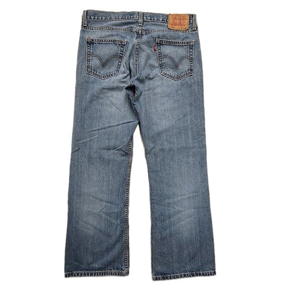 Vintage Levi’s 527 Mens Jeans Sz 34x30 Y2K Low Rise Boot Fit Denim Distressed - Picture 6 of 14